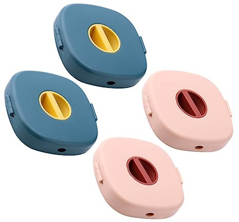 Angoily 4 Pcs Cable Winder Tidy Mini Portable USB Cable Reels Retractable Charging Wire Management Headphone Cord Organizer for Home Office Classroom