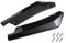MSMDG 2 Stück Diffusor für die hintere Stoßstange für Mercedes-Benz W205 W204 W212 W203 W124 W140 W163 W164 W166, Auto Heckspoiler Auto Heckstoßstange Lip Spoiler Wrap Angle Spoiler,A/Black