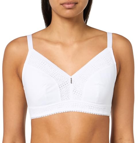 Chantelle Damen Easy Wireless Support BH, Weiss/opulenter Garten, 80C