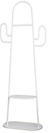 ZXFIYTBH Appendiabiti Appendiabiti da pavimento con cactus verde Semplice e creativo Negozio di abbigliamento Espositore Camera da letto Appendiabiti appendiabiti Appendiabiti(Bianco)