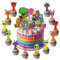 Happy Birthday Tortendeko, 25pcs Tortendeko, Cake Topper Geburtstag, Happy Birthday Topper, Cake Topper Set, Perfekt für Kindergeburtstagsfeiern