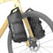 Rhinowalk Fahrrad Vordergabeltasche, wasserdichte Fahrrad Gepäckträgertasche, 7L Fahrradtasche, Gabeltasche, für E-Scooter, Mountainbike, Rennrad, Zubehör-Schwarz