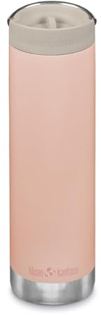 Klean Kanteen Unisex's TKWide 20 oz (with Coffee Lid) Pale Pink