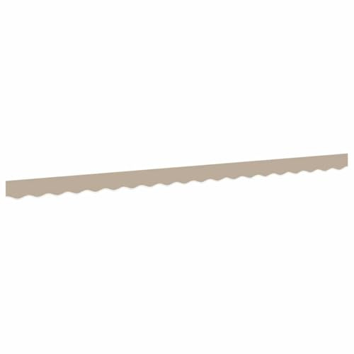 vidaXL Markisenschürzen-Ersatz Beige 430 x 20 cm Polyester