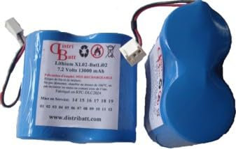 BAT02-BATLI02G Pile Lithium équivalent a Batli02 ou 2 LSH20 7.2V 13Ah pour Centrale d'alarme