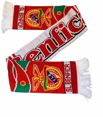 Benfica Fan Schal - Fußball Jaquard Schal Benfica Lissabon