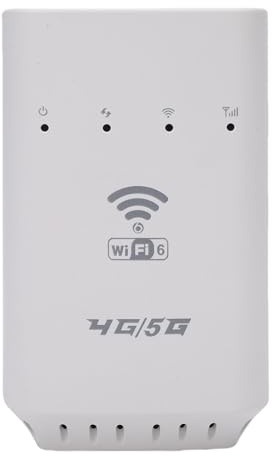Topiky Routeur sans Fil WiFi 6, Emplacement pour Carte SIM, Routeur 4G LTE avec Port RJ45, Dispositif de Point D'accès WiFi Portable, Vitesse de 300 Mbps, Couverture de 300 ㎡, sécurité