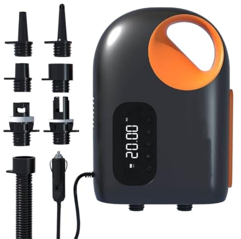 20PSI DC Inflatable Air Pump Speed Air Compressor For Outdoor Surfing Paddle Board Airbed Sup Boat Kayak(Color Name: Corded)
