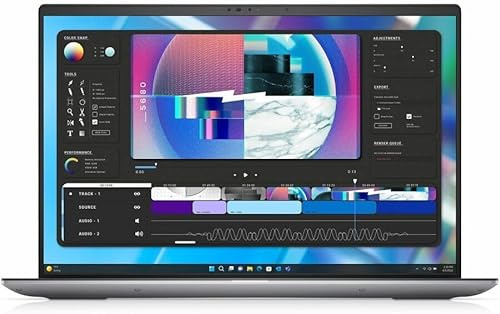 Dell Precision 5680 Mobile Workstation Laptop – 16 Display, Intel Core i7-13700H, 32GB RAM, 2TB SSD, NVIDIA RTX A1000 6GB Graphics, Windows 11 Pro, Silver,QWERTY- English(Renewed)