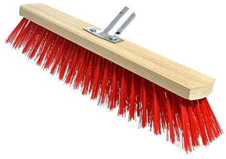24 in / 60 cm Sweeping Brush Head Stiff Bristle Hard Outdoor Broom Garden Yard Sweeper