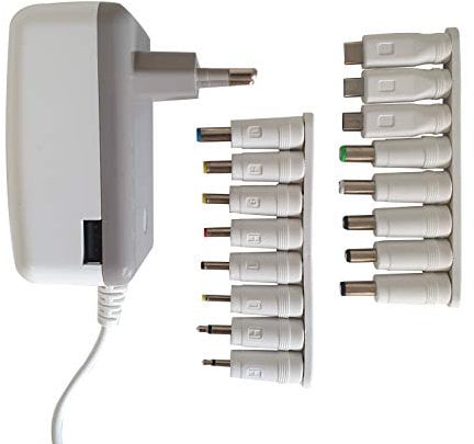Cargador de alimentación Universal 2000 mA 3-12 V con Puerto USB 2 A