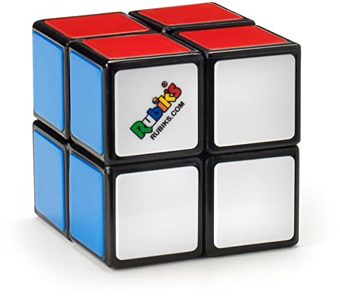 Rubik's Cube, The Official 2x2 Rubik's Cube, Mini Problem-Solving Brain Teaser, Classic Color-Matching Puzzle, Fidget Toy, Sensory Puzzle for Adults, Teens, Kids, for Ages 8 & Up