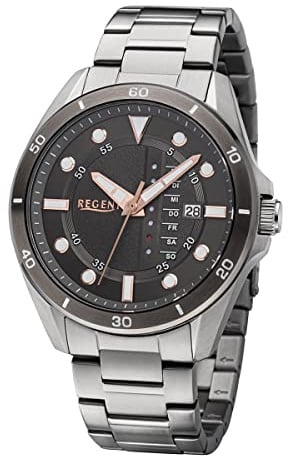 Regent Herrenuhr mit Datum und Wochentag BA-633