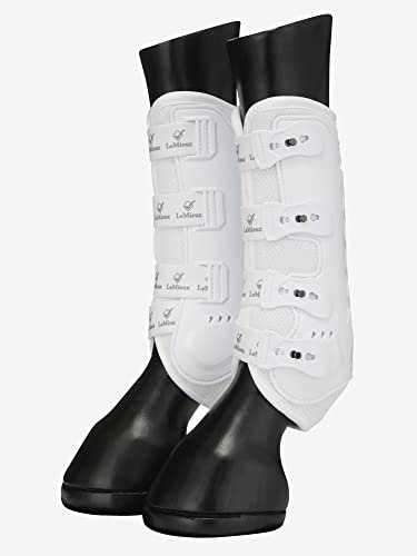 LeMieux Gamaschen Ultramesh Snug Boots Hinterbeine - Weiß - M