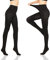 HA WA 2er Pack 100D Thermo Strumpfhose Damen Winter，Gefütterte Fleece Blickdichte Thermostrumpfhose für Damen(DE-LAM-HEIHEI-XL-)