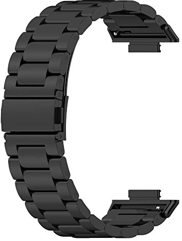 Chofit Correas compatibles con Huawei Watch Fit 2, correa de repuesto de metal de acero inoxidable para hombres y mujeres, para Huawei Watch Fit 2 Smartwatch (Negro)
