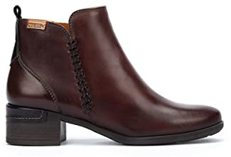 Pikolinos Stiefeletten mit Absatz in Leder Malaga für Frauen Farbe CAOBA