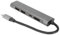 Hub USB C 5 in 1, USB C a DisplayPort 4k 60 Hz/a 3 X USB 2.0/a 60 W PD Adattatore di Ricarica Multiporta, 5 in 1 PC Portatile Hub USB C Docking Station per Tutti i Dispositivi USB C