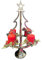 Großer XXL Adventskranz Tannenbaum aus Metall Silber, H: 86 cm mit Kerzen und Kränzen - Weihnachten Deko, Adventsdeko, Kerzenhalter Advent, Adventsgesteck