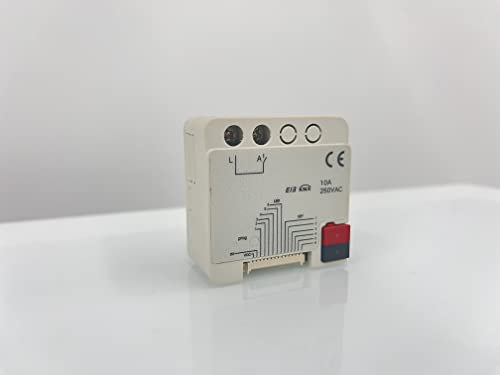 1 Kanal Unterputz KNX Aktor/Schaltaktor 10 A mit 6 Kanal KNX Binäreingang UP - Tasterschnittstelle, Tastereingang, Sensoreingang, Meldereingang, 6 Eingänge + 8 Ausgänge für LED