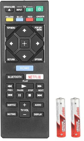 RMT-VB200U RMT-VB200D RMTVB200U RMTVB200D Remote Control Compatible with Sony Blu-ray Player BDP-S6700 BDP-BX670 BDPS6700 BDPBX670 Replacement Controller with Netflix with Batteries