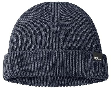 Jack Wolfskin Unisex Fischer Beanie-Mütze, Night Blue, one Size