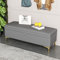 WestUx Sitzhocker mit Stauraum,Fußbank Truhen Sitzcube als Fußablage Rechteckiger Gepolsterte Sitzfläche leicht zu reinigen für Wohnzimmer, Schlafzimmer,A,40x120cm(16x47inch)