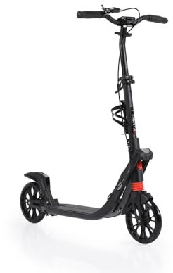 Byox Kinderroller Avatar faltbar, Bremse, Flaschenhalter, verstellbar, ABEC-9 schwarz