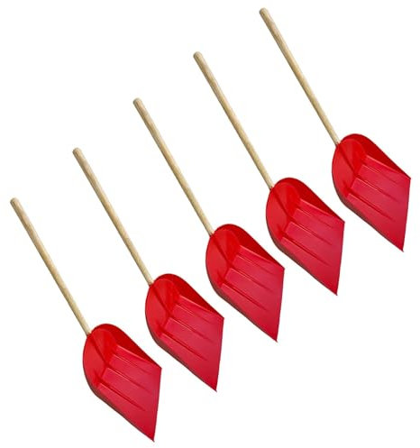 AB Tools Sumo - Paletta per rimuovere foglie di neve e erba, con manico corto, 5 pezzi