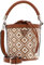 GUESS Rianee Drawstring Bucket Cognac