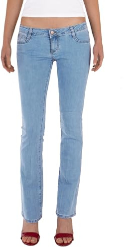 Fraternel Pantalones Vaqueros Mujer Corte Bota Boot-Cut