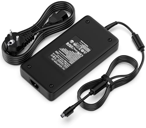 Etssembo 230W MSI Laptop Ladekabel Netzteil für MSI GT76 GT75 GT63 Titan WT75 Trident 3 Arctic MPG Trident 3 Tuxedo Books XC1701 XC1702 XC1703 XC1704 XUX506 XUX507 XUX508 A230A004L Ladegerät