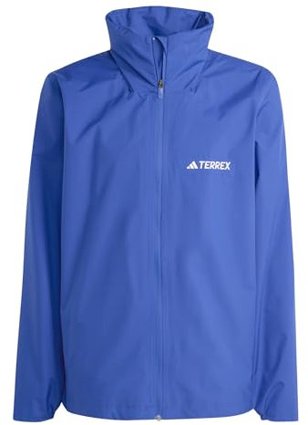 adidas Homme Terrex Multi Essentials 2 Layer Rain Jacket, semi lucid blue, XXL