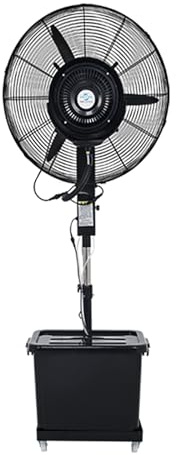 JCSRYD Ventilatore ad Acqua Portatile per Cortili All'aperto, Nebulizzatore Oscillante a 90° a 3 Velocità di Raffreddamento Silenzioso (Color: B-220V, Size: 81cm/31i)