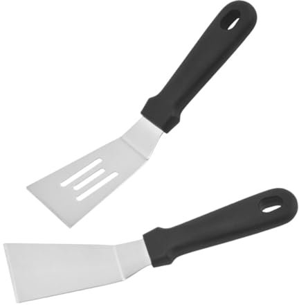 PRETYZOOM Spatule Ajourée En Acier Inoxydable – Outil De Cuisine Domestique Pour Steak Et Friture