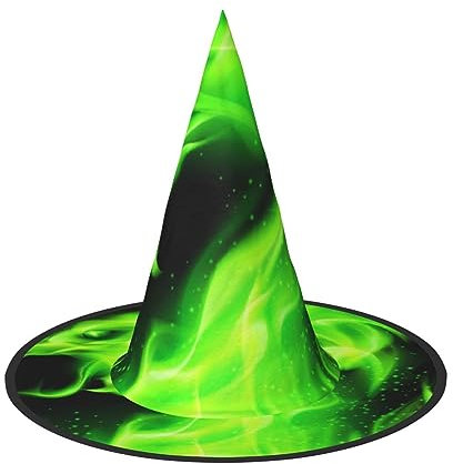 WSHFFILO Chapeau d'Halloween pliable et pointu avec imprimé dragon chinois