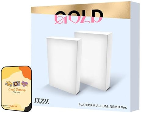 ITZY Album - GOLD A ver. (Platform Album NEMO ver.)+Pre Order Benefits+BolsVos Exclusive K-POP Giveaways Package