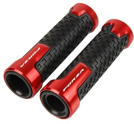 actuion Poignée Poignées De Guidon Moto pour Hon@&da Forza 125 250 300 350 750 FORZA350 FORZA750 2000-2023 Accessoires De Moto Modifiés Poignée D'accélérateur(Red)