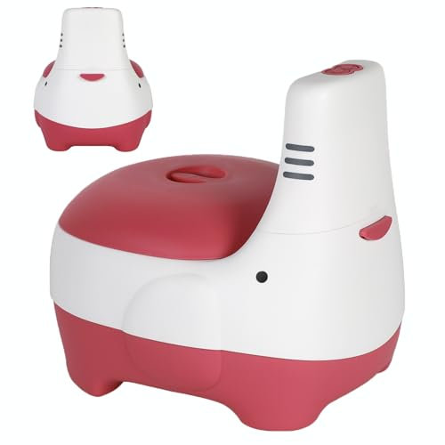 UBRAVOO Töpfchen für Kinder, Hautfreundliches Baby Töpfchen mit Rückenlehne&Spritzschutz,Abnehmbarer Praktisches Töpfchen Baby mit Deckel,ab 1 Jahr