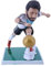 REOZIGN Messi Cristiano Figur, Q-Version Fußballspielend Messi Cristiano Anime-Figuren PVC-Anime-Statue handgefertigt Geschenk (a)