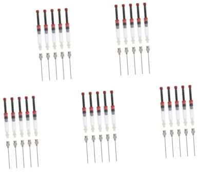 Operitacx 25pcs Fountain Pen Ink Syringe Pen Ink Converter for Needle Tip Replacement Refill International