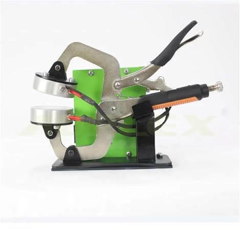 Prensa manual de colofonia por calor Mini placa de prensa de calentamiento dual de 2,8 pulgadas, máquina de prensa de colofonia manual, control de temperatura de 300 W, kit de extracción de aceite de