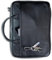 Angus Stoke XXL Premium Messerkoffer – Messertasche aus Leder - extra große Ledertasche mit viel Stauraum und Laptop Fach | Koch-Rolltasche aus Vintage Büffel-Leder | Kochtasche Heston (Schwarz)