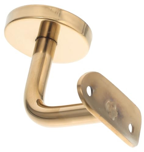 KONTONTY Accesorios De Pasamanos De Acero Inoxidable Para Escaleras Interiores y Exteriores Soporte De Pared De Pasamanos Resistente