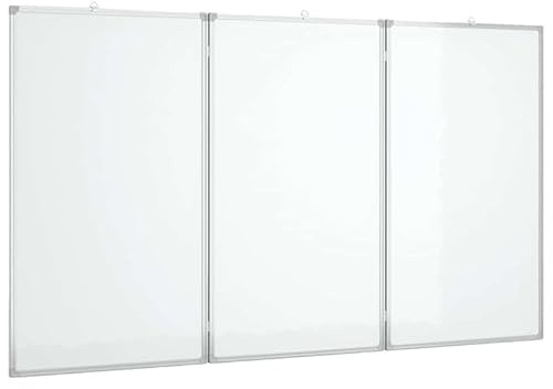 Klappbare Magnetische Whiteboard 180x80 cm Aluminium - Ausstellungstafel für Büro, Schule & Homeoffice - Leicht & Langlebig