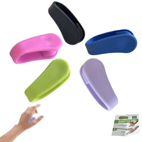 5 Stück Akupressur Set,Akupressur Handklammer Clip,Akkupressurringe Armband,Panikattacken Hilfsmittel Skills Set,Migräne Kopfschmerzen,Angststörung Hilfsmittel Tragbare Natürliche Linderung