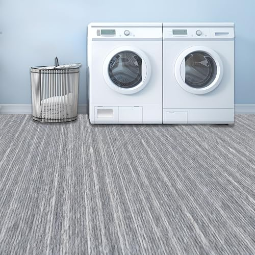 LIUJYUAN Filzteppich Teppichboden 200 x 670 cm Wasserabweisend, Pflegeleicht Robuste Auslegware Robust Und Strapazierfähig für Wohnbereiche, Ausstellungen Und Messen, Hellgrau
