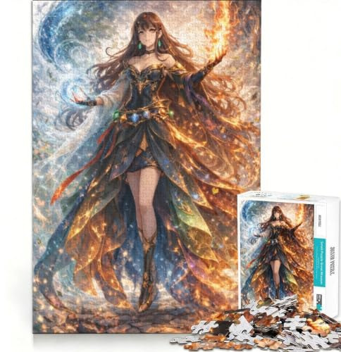 Supergirl-Puzzle für Teenager 1000 Teile Lernspielzeug für Familienspaß zur Stärkung der Liebe in Partnerschaften 38x52cm