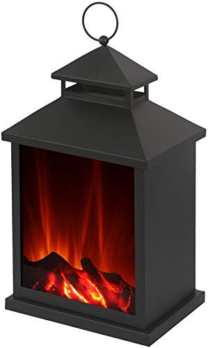 El Fuego® Laterne Tischleuchte mit LED-Flammeneffekt AY 550