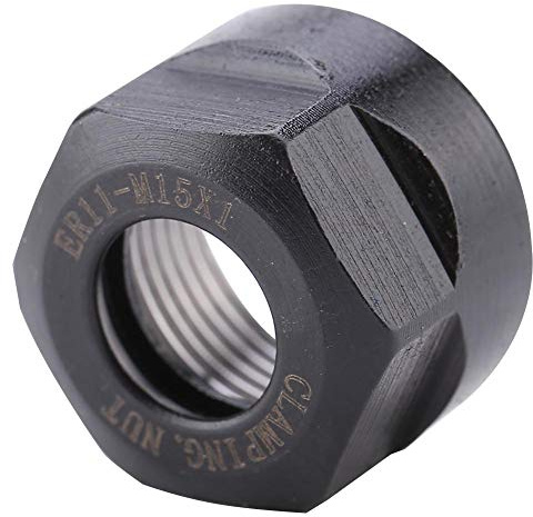 ER11 Dynamische Auswuchtmutter, Befestigungsteile Mutter Metallspannzange Bitmutter Futterhalter Drehmaschine für Stückbefestigung Defektes Teil ersetzen(#01 M15*1)